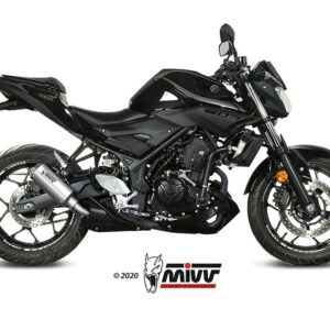 Mivv Slip-On Mk3 St. Steel Yamaha MT-03 2016-25
