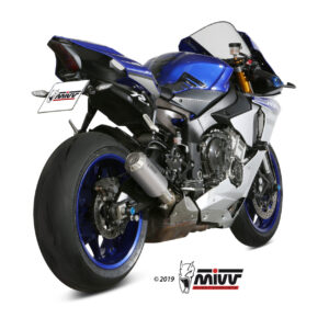 Mivv Slip-On Mk3 carbono Yamaha YZF 1000 R1 2015-22
