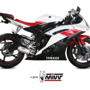 Mivv Slip-On Mk3 carbono Yamaha YZF 600 R6 2006-16