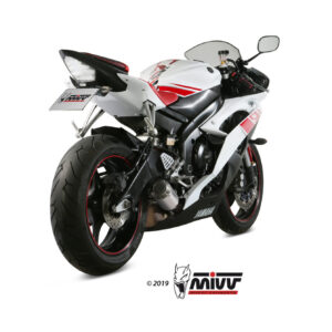 Mivv Slip-On Mk3 carbono Yamaha YZF 600 R6 2006-16