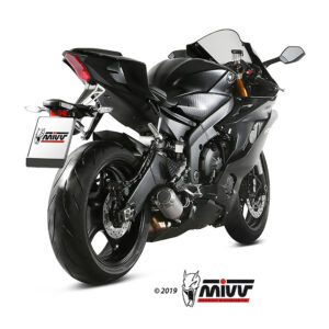Mivv Slip-On Mk3 carbono Yamaha YZF 600 R6 2017-21