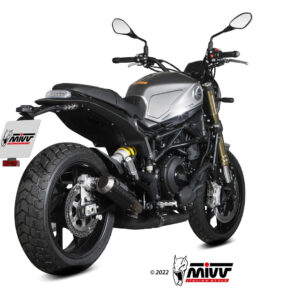 Mivv Slip-On Mk3 carbono Benelli Leoncino 800 2022-24