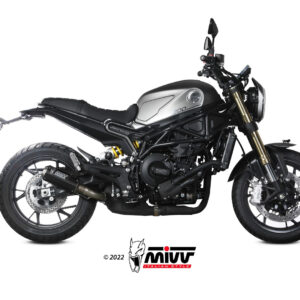 Mivv Slip-On Mk3 Black Benelli Leoncino 800 2022-24