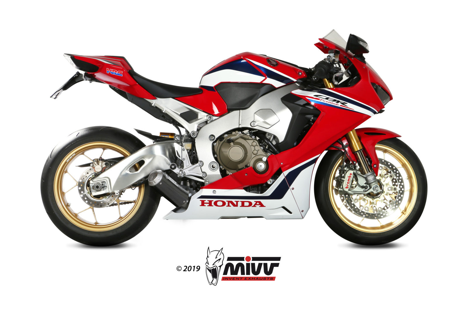 Mivv Slip-On Mk3 carbono Honda CBR 1000 RR 2017-19