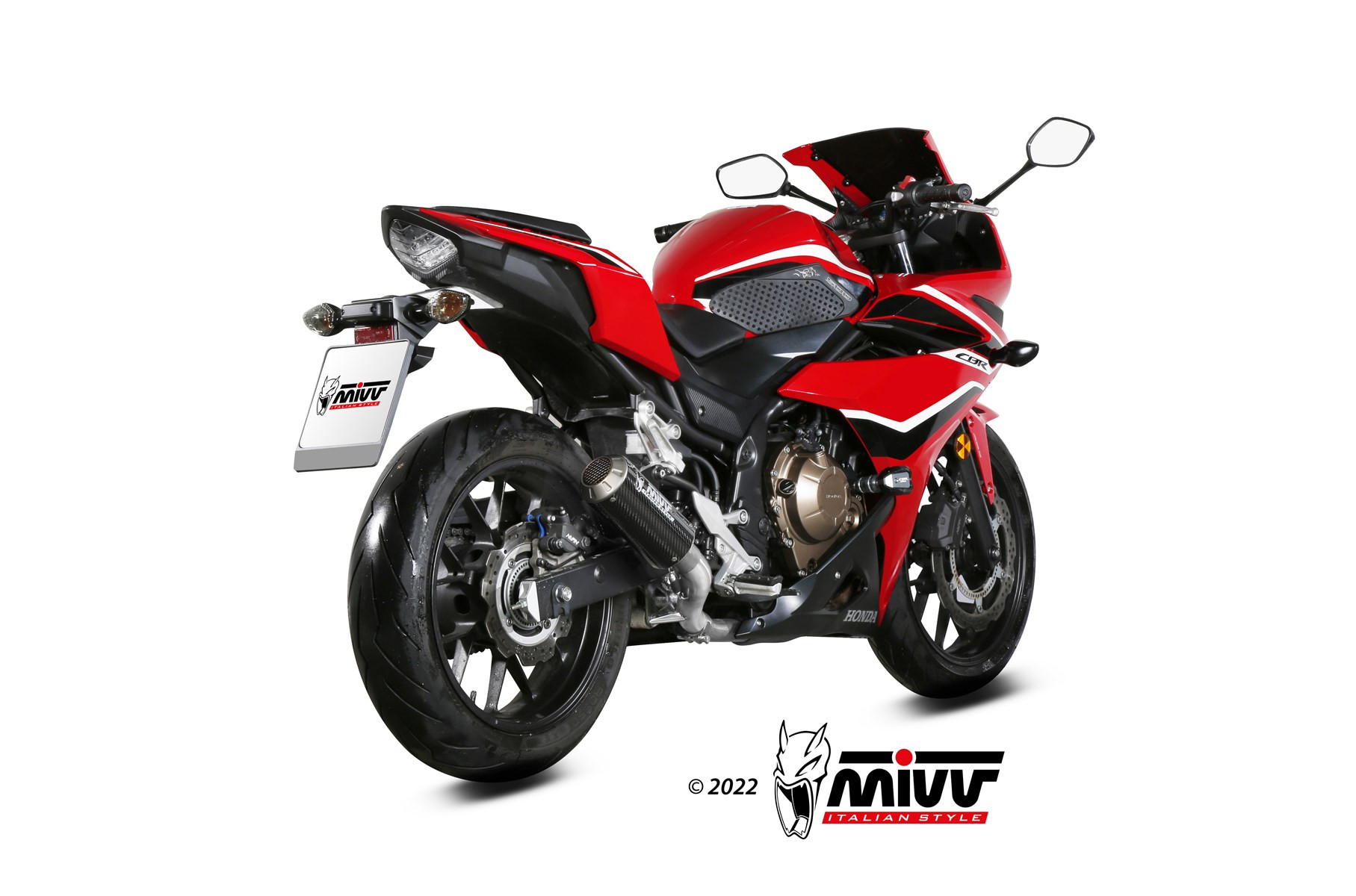 Mivv Slip-On GP Pro carbono Honda CBR 500 R 2019-20