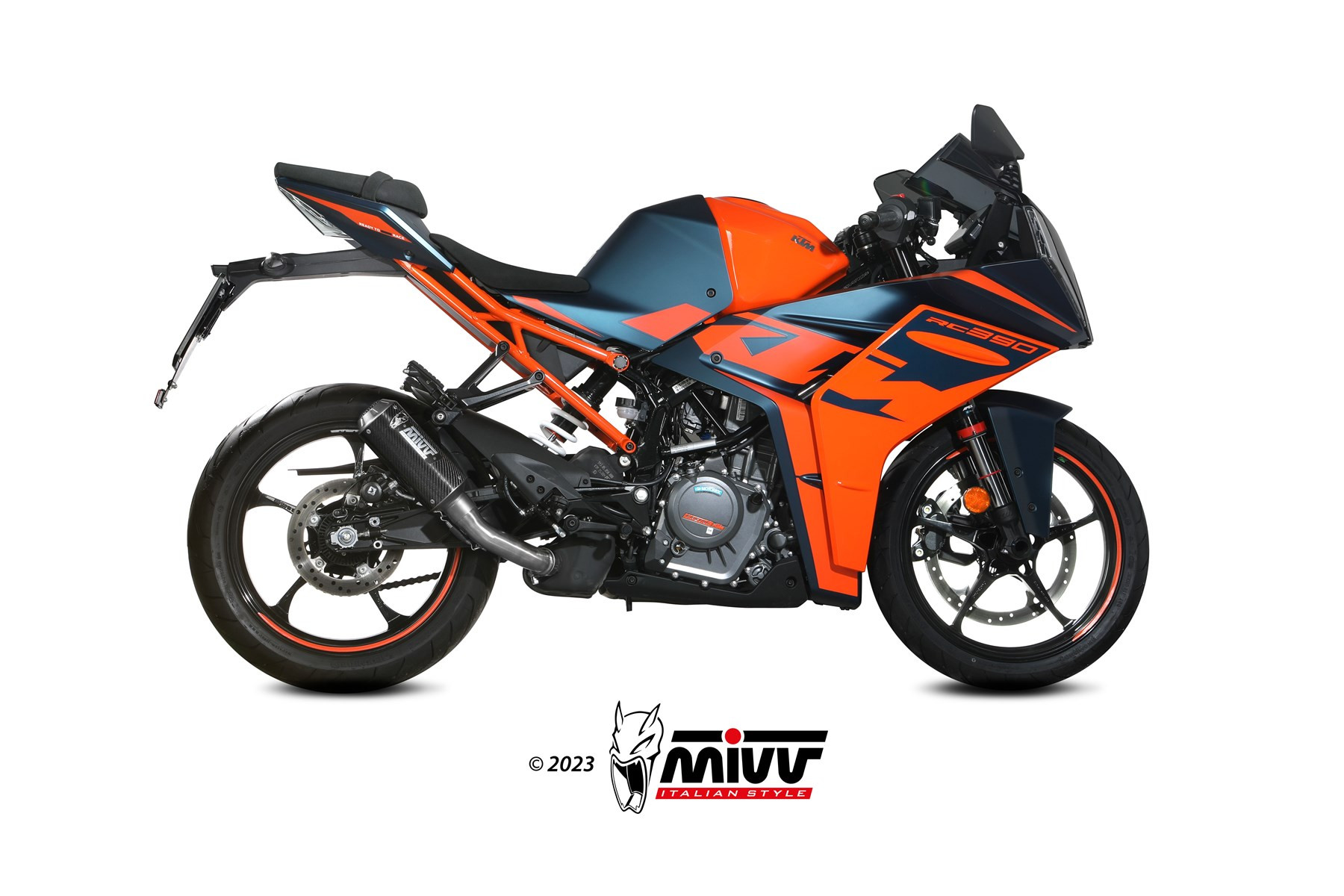 Mivv Slip-On Mk3 carbono KTM RC 390 2021-25