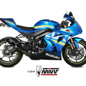 Mivv Slip-On Mk3 carbono Suzuki GSX-R 1000 2017-20