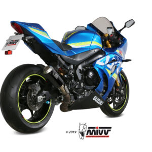 Mivv Slip-On Mk3 carbono Suzuki GSX-R 1000 2017-20