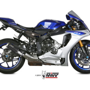 Mivv Slip-On Suono black con tapa carbono Yamaha YZF 1000 R1 2015-22