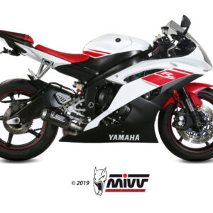 Mivv Slip-On Mk3 carbono Yamaha YZF 600 R6 2006-16