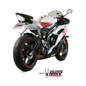 Mivv Slip-On Mk3 carbono Yamaha YZF 600 R6 2006-16