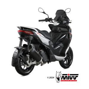 Mivv Slip-On Mover Black Aprilia SR 200 GT 2022-24