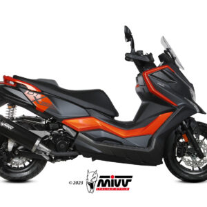Mivv Slip-On Mover Black Kymco DTX 360 350 2023-24