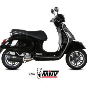 Mivv Slip-On Mover Black Piaggio Vespa GTS 300 2021-24