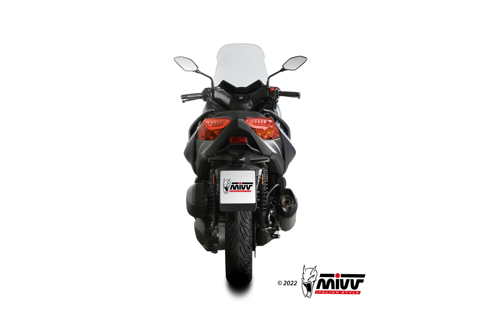 Mivv Slip-On Mover Black Yamaha X-Max 300 2021-24