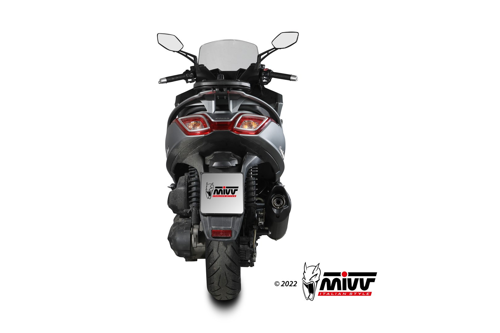 Mivv Slip-On Dakar Titanium Ducati Desert X 2022-25