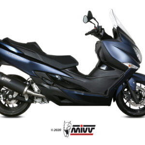 Mivv Slip-On Mover black Suzuki Burgman 400 2017-20