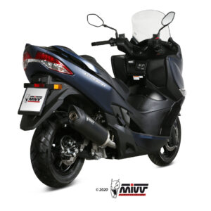 Mivv Slip-On Mover black Suzuki Burgman 400 2017-20