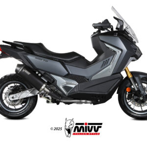 Mivv Slip-On OVAL Black con Tapa de Carbono SYM ADXTG 400 2025