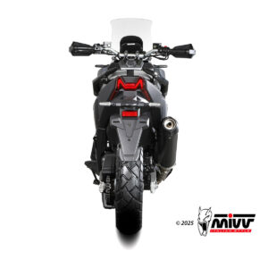 Mivv Slip-On OVAL Black con Tapa de Carbono SYM ADXTG 400 2025-26 (+CAT)