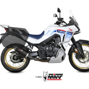 Mivv Slip-On Oval Black Honda XL750 Transalp 2023-25