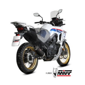 Mivv Slip-On Oval Black Honda XL750 Transalp 2023-25