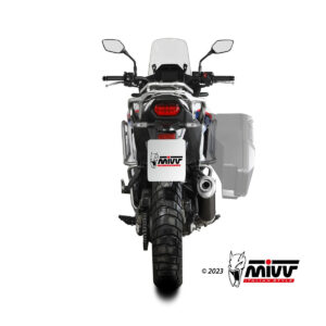 Mivv Slip-On Oval Black Honda XL750 Transalp 2023-25