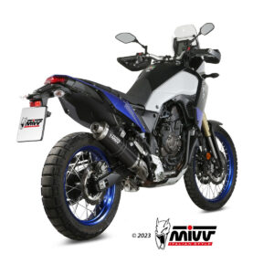 Mivv Slip-On Oval Black Titanium Yamaha Ténéré 700 2019-25