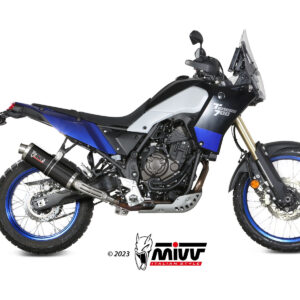 Mivv Slip-On Oval Black Yamaha Ténéré 700 2019-25