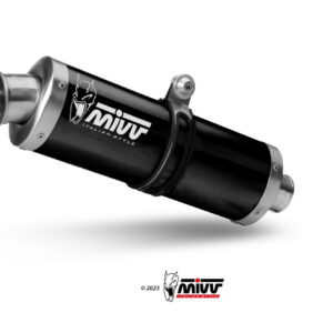 Mivv Slip-On Oval Black Yamaha Ténéré 700 2019-25