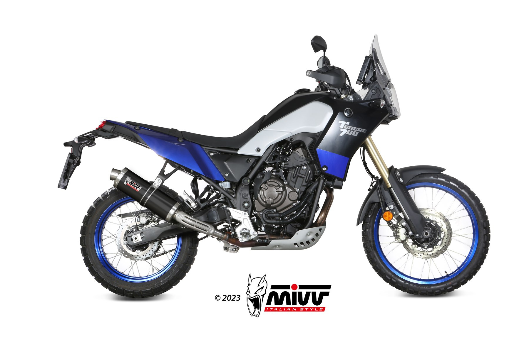 Mivv Full system 2x1 SR-1 Black Suzuki GSX-8S 2022-25