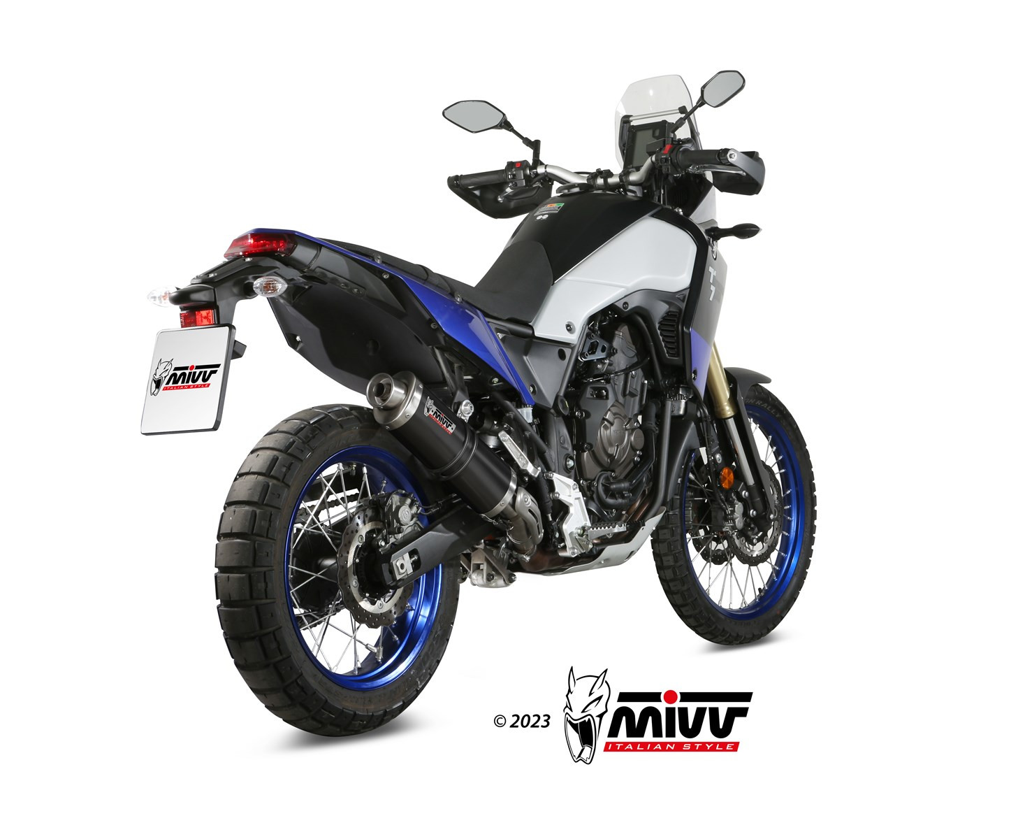 Mivv Full system 2x1 SR-1 Black Suzuki GSX-8S 2022-25