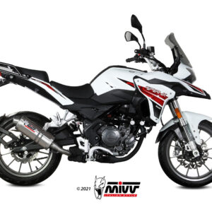 Mivv Slip-On Oval St. Steel Benelli TRK 251 2019-25