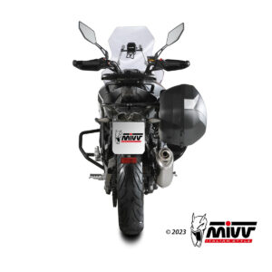 Mivv Slip-On Oval St. Steel CF Moto 650MT 2021-24