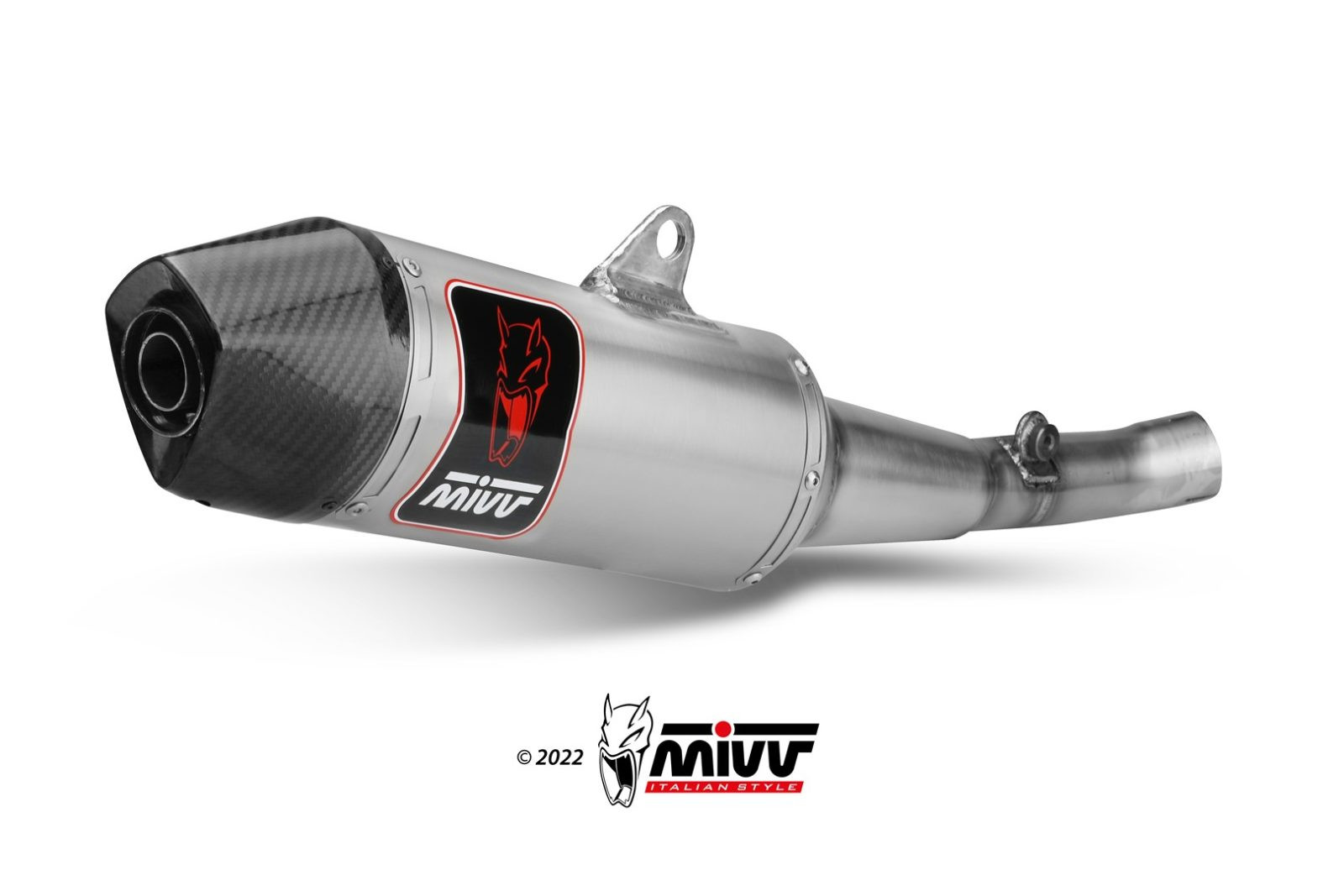 Mivv Slip-On Oval St. Steel Honda CRF 250 2022-24