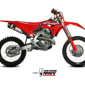 Mivv Slip-On Oval Titanium Honda CRF 250 2022-24