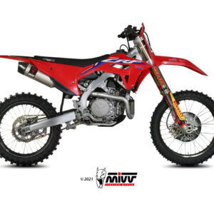 Mivv Slip-On Oval St. Steel Honda CRF 450 2021-25