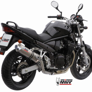 Mivv Slip-On Oval St. Steel Suzuki GSF 650 Bandit 2005-06