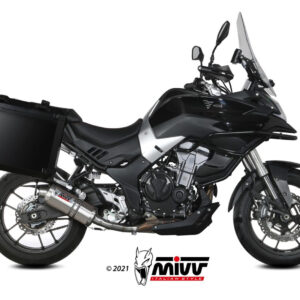 Mivv Slip-On Suono black con tapa carbono Yamaha FZ1 / FZ1 Fazer 2006-16