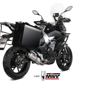 Mivv Slip-On Suono black con tapa carbono Yamaha FZ1 / FZ1 Fazer 2006-16