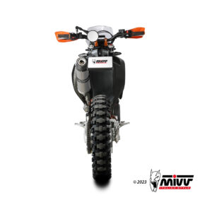 Mivv Slip-On Oval Titan con tapa carbono KTM 690 SMC R 2020-24