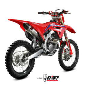 Mivv Slip-On Oval Titanium Honda CRF 250 2022-24