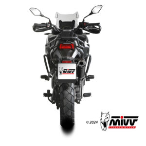 Mivv Slip-On Oval black con tapa carbono Voge Valico 900 DSX 2024-25