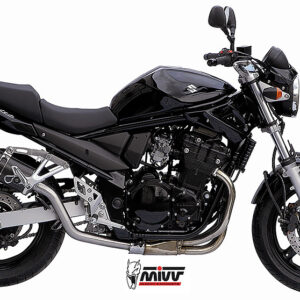 Mivv Slip-On Oval carbono Suzuki GSF 650 Bandit 2005-06