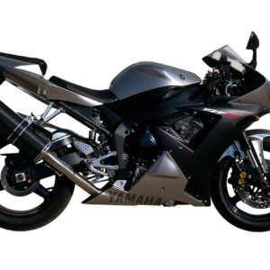 Mivv Slip-On Oval carbono Yamaha YZF 1000 R1 2002-03