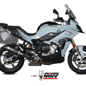Mivv Slip-On Oval carbono con tapa carbono BMW S 1000 XR 2020-25