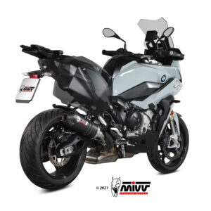 Mivv Slip-On Oval carbono con tapa carbono BMW S 1000 XR 2020-25