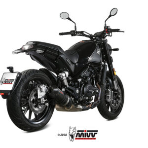 Mivv Slip-On Oval carbono con tapa carbono Benelli Leoncino 2019-25