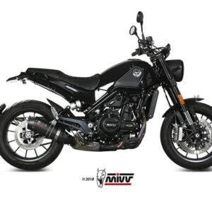 Mivv Slip-On Oval carbono con tapa carbono Benelli Leoncino 2019-25