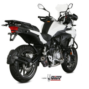 Mivv Slip-On Oval carbono con tapa carbono Benelli TRK 502 2017-25